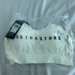 NWT Reiss Castore Sports Bra in White (M/L)